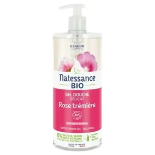 Natessance Нежный органический гель для душа с мальвой, 1 л