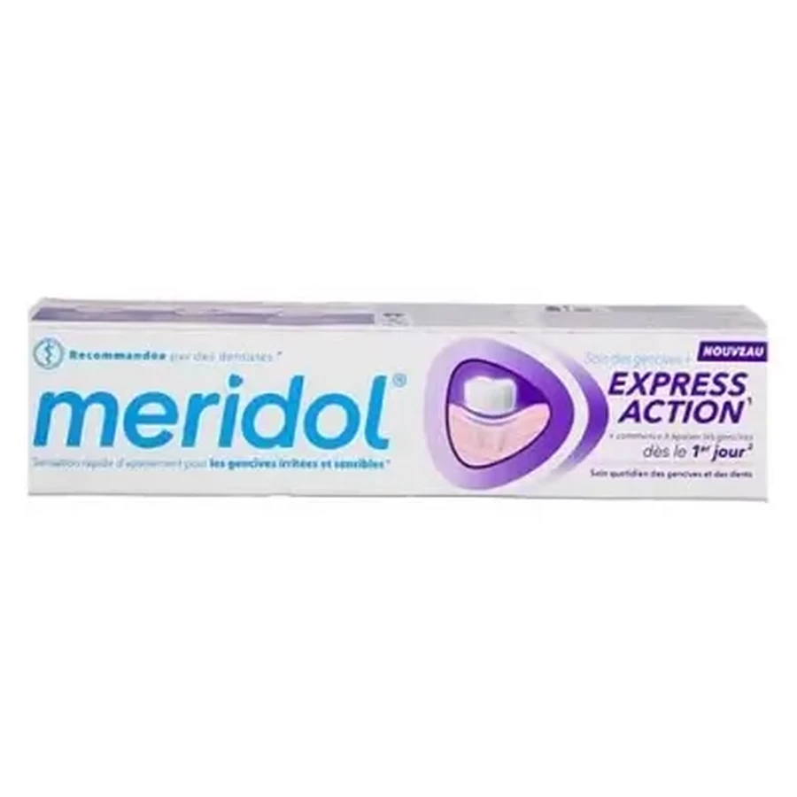 Meridol Express Action — зубна паста для догляду за яснами, 75 мл: ціни та характеристики