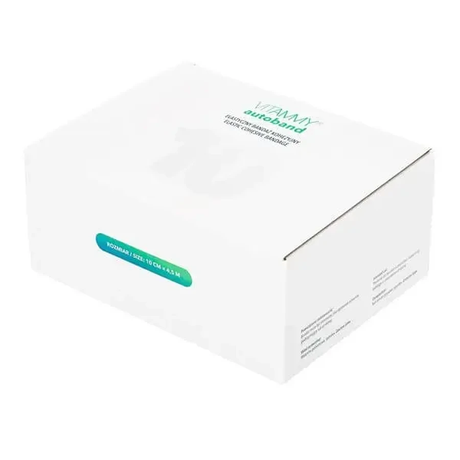 Vitammy Autoband, эластичная когезионная повязка, 10 см × 4,5 м, разные цвета, 12 шт.: цены и характеристики