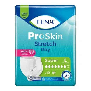 Tena Stretch ProSkin Super Day, подгузники-трусики для дневного использования, размер L, 10 шт.