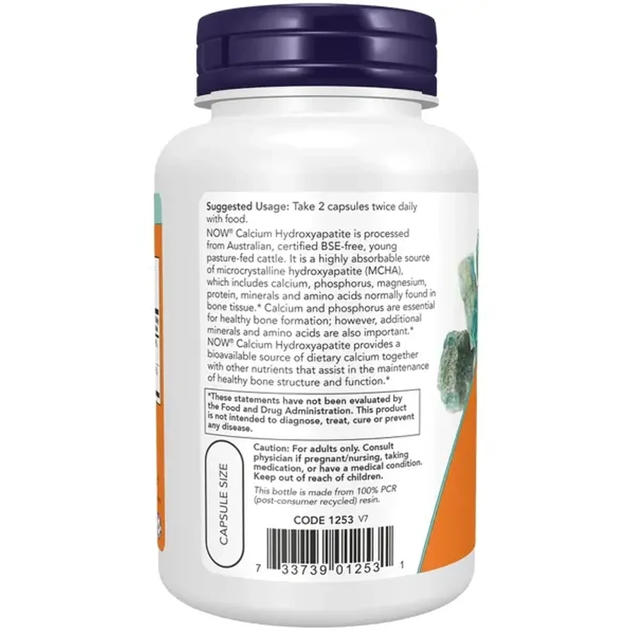Now Foods «Гидроксиапатит кальция», капсулы, 120 шт.: цены и характеристики
