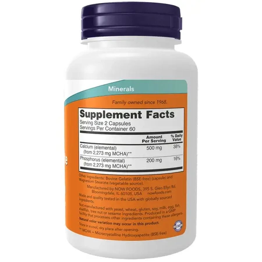 Now Foods «Гидроксиапатит кальция», капсулы, 120 шт.: цены и характеристики