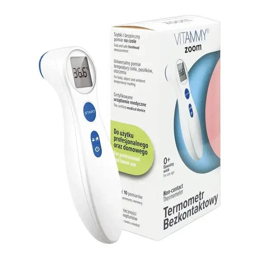 Vitammy Zoom, бесконтактный термометр, 1 шт.: цены и характеристики