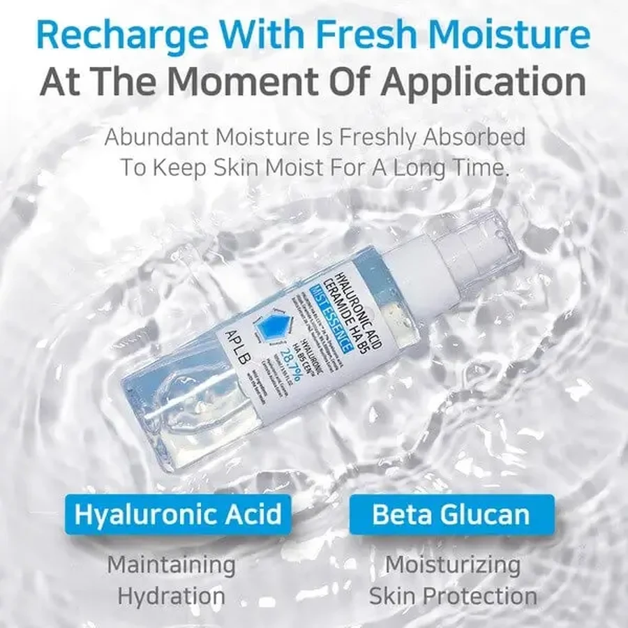 APLB Hyaluronic Acid Ceramide HA B5 Mist Essence, спрей-эссенция для лица с гиалуроновой кислотой и церамидами, 105 мл: цены и характеристики