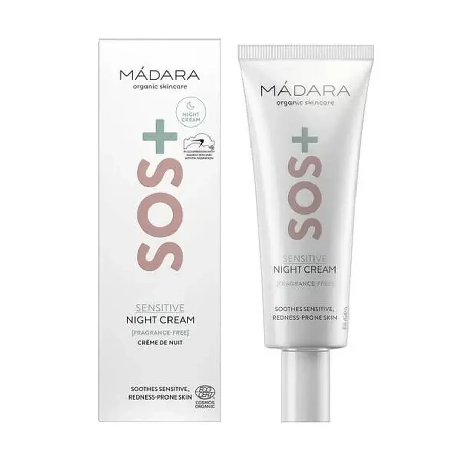 Madara SOS+ Sensitive Night Cream, ночной крем для чувствительной кожи, 70 мл: цены и характеристики