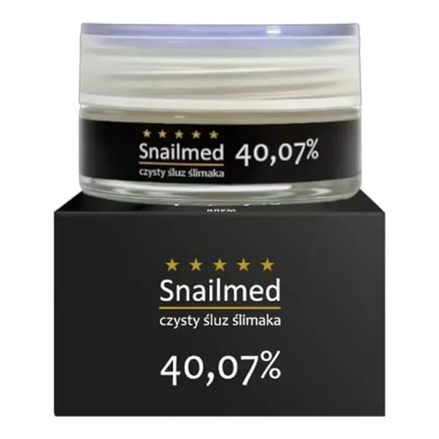 Snailmed, антивозрастной крем для лица «Черная жемчужина» с натуральной слизью улитки и гиалуроновой кислотой, 50 мл: цены и характеристики