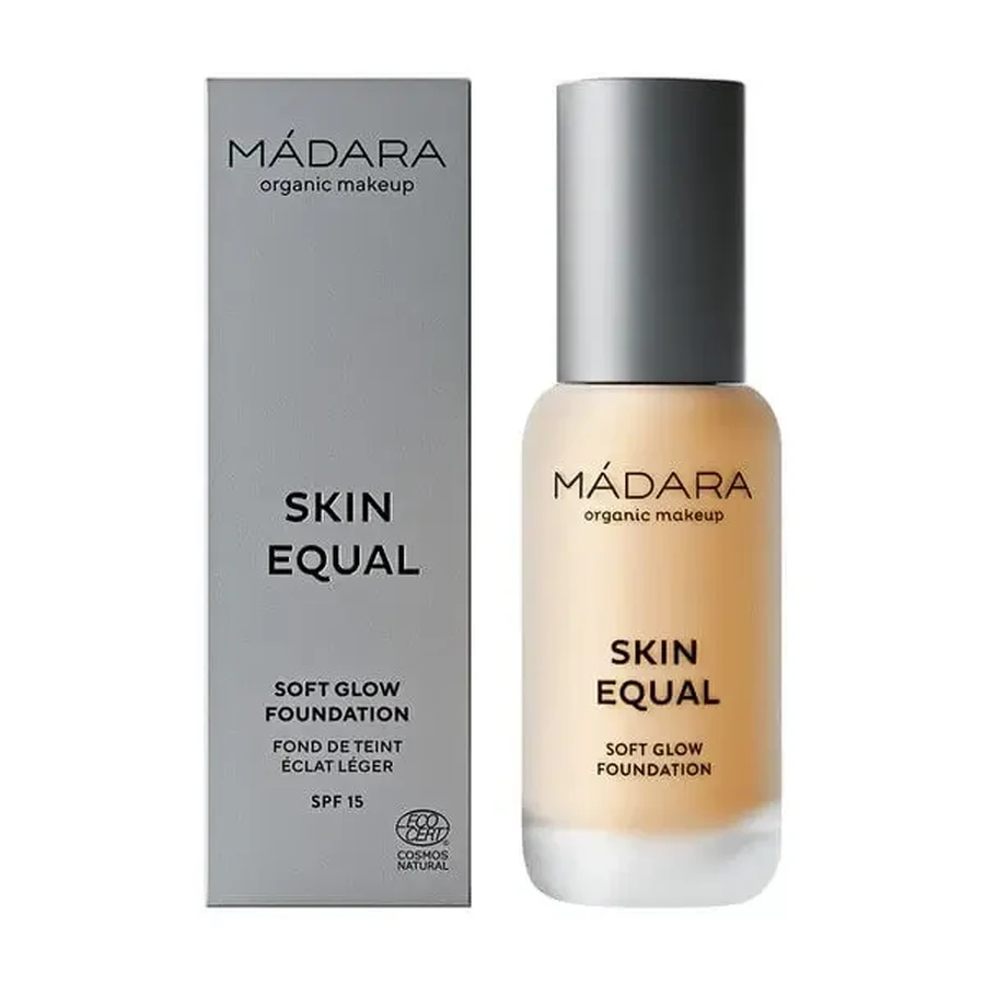 Madara Skin Equal, Soft Glow Foundation SPF15, тональний крем, відтінок Sand 40, 30 мл: ціни та характеристики