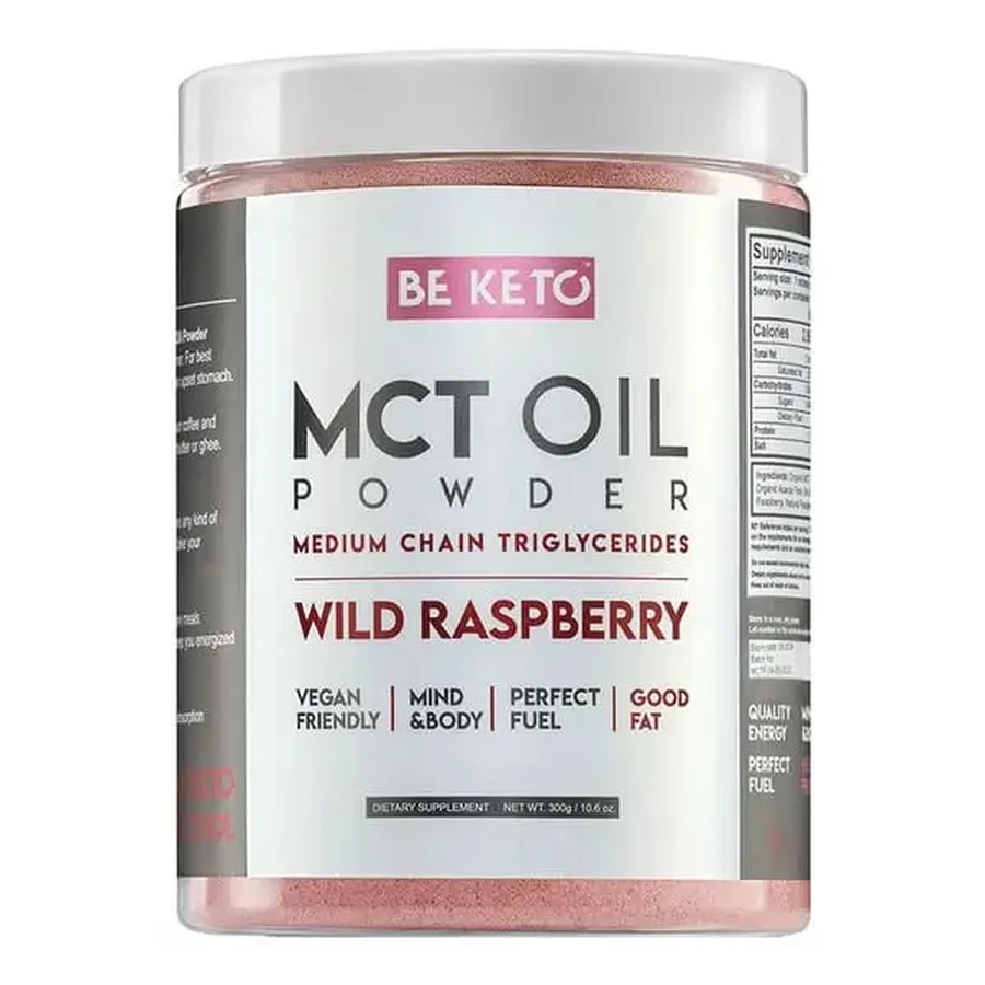 BeKeto, MCT-масло в порошке, дикая малина, 300 г: цены и характеристики
