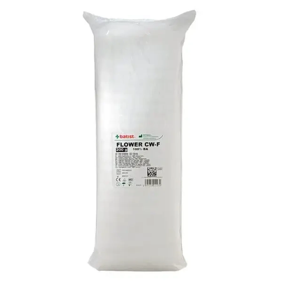 Flower CW-F, перевязочная вата, 100 % хлопок, 200 г: цены и характеристики