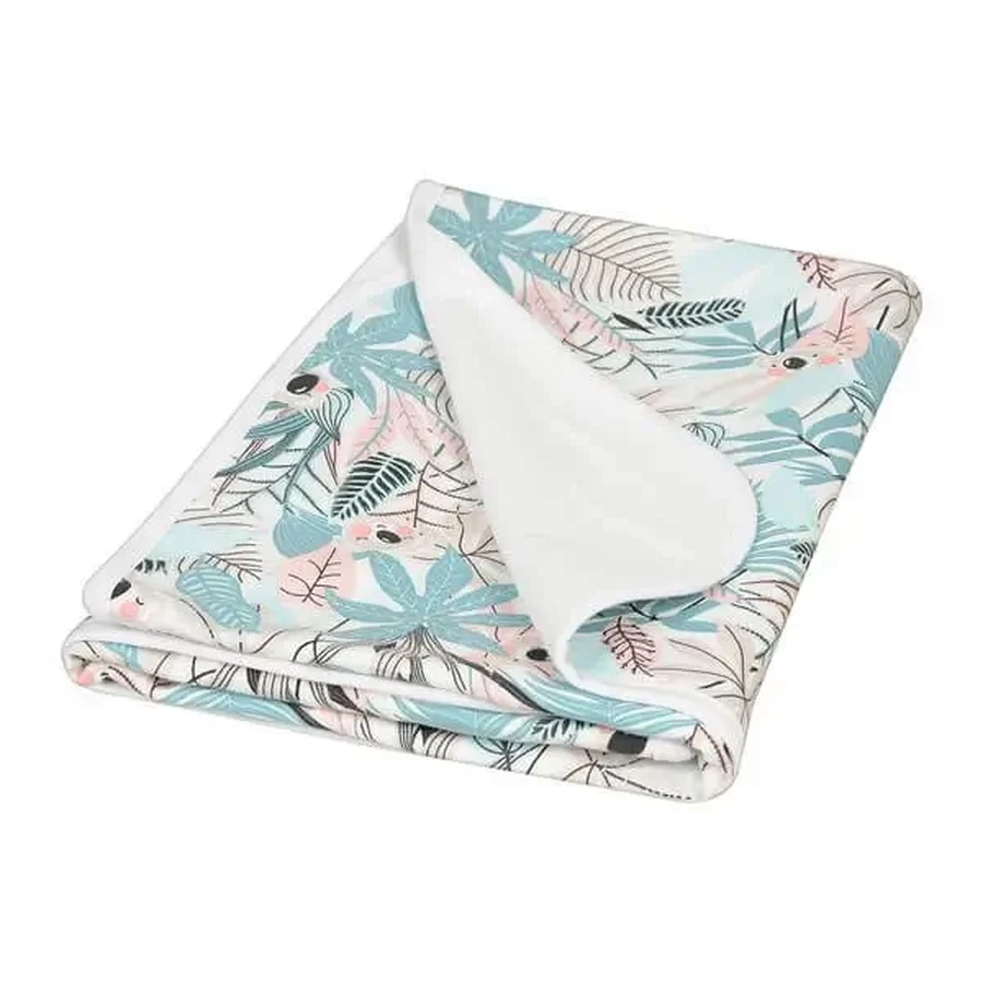 Babymatex Ines, бавовняна двостороння ковдра, малюнок: ведмедики-коали, 75 см × 100 см, 1 шт.: ціни та характеристики