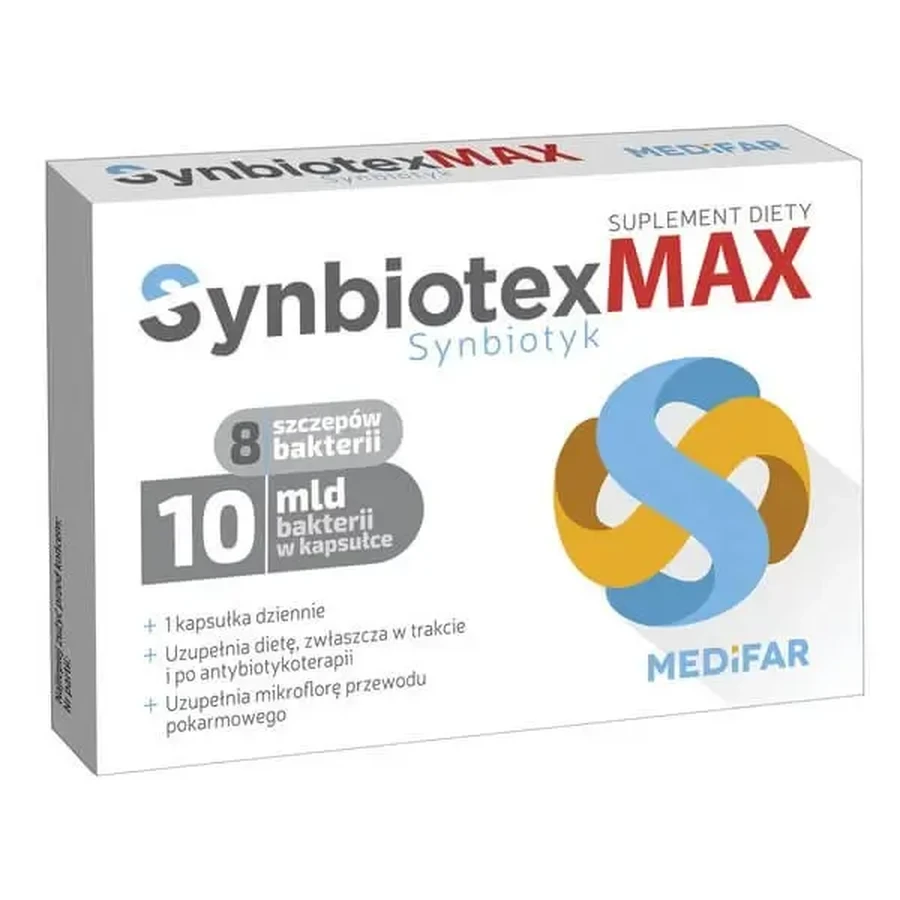 MediFar SynbiotexMax, твердые капсулы, 10 шт.: цены и характеристики