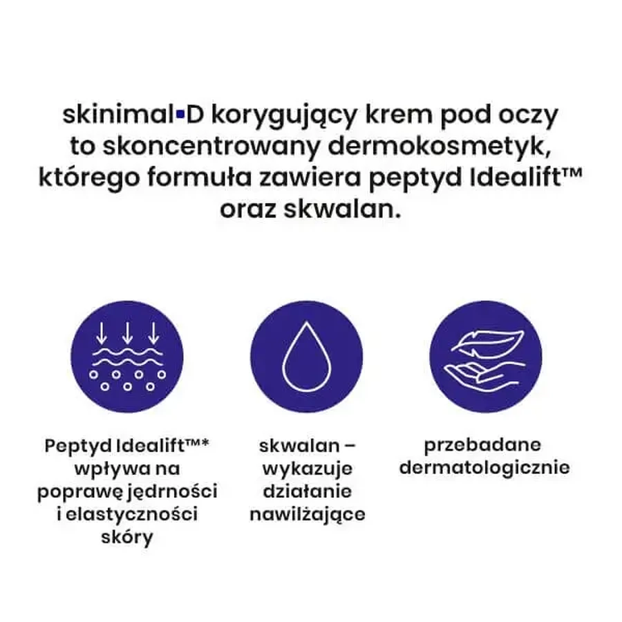 Skinimal D, коригувальний крем під очі, 15 мл: ціни та характеристики