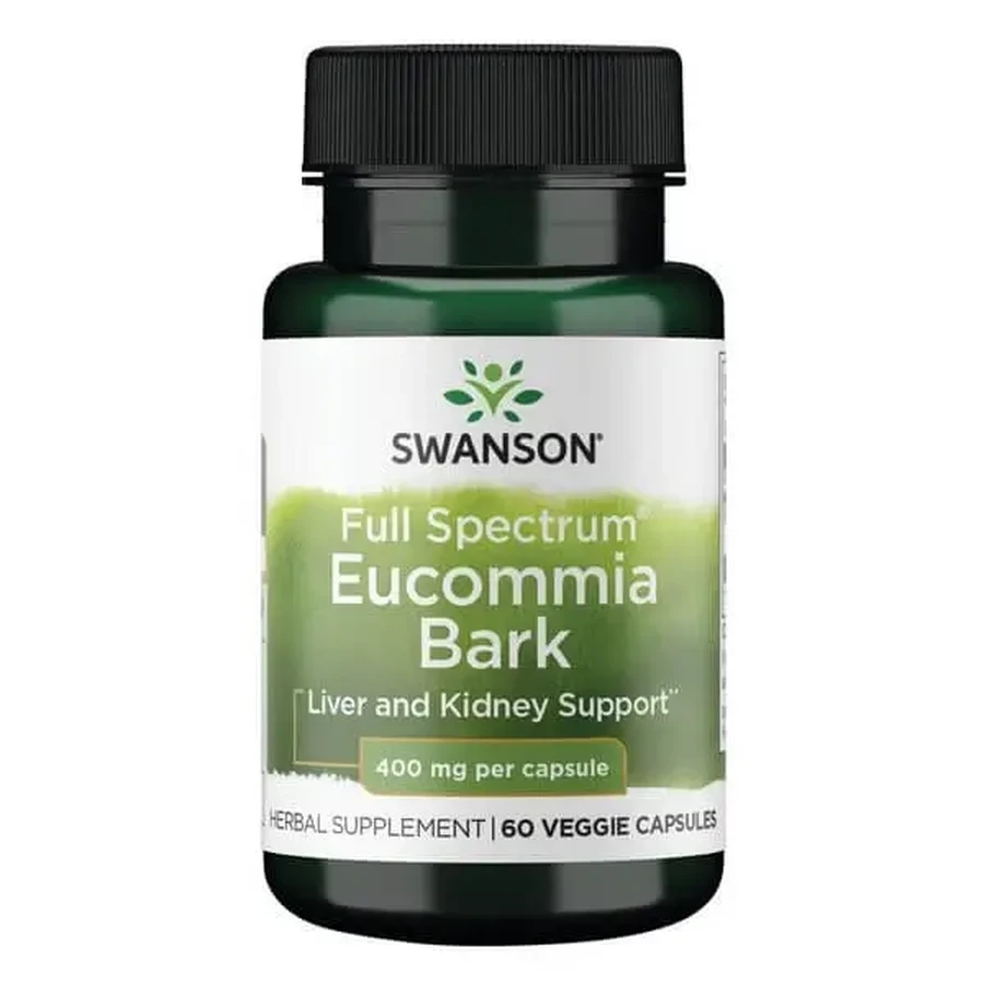 Swanson «Full Spectrum Eucommia Bark», 400 мг, капсули, 60 шт.: ціни та характеристики