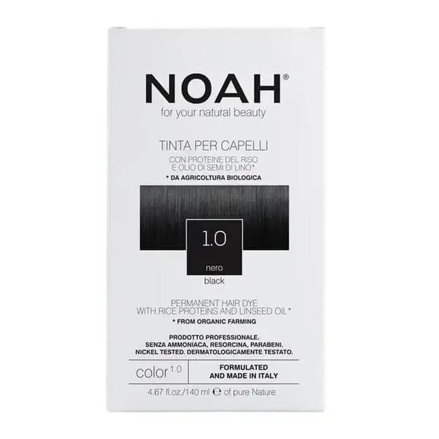 NOAH, фарба для волосся, 1.0 Black, 140 мл: ціни та характеристики