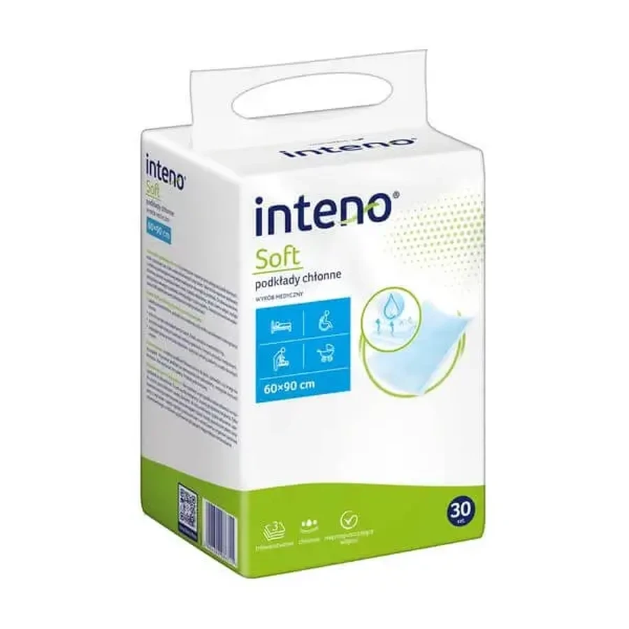 Inteno Soft, поглинаючі підкладки, 60 см × 90 см, 30 шт.: ціни та характеристики