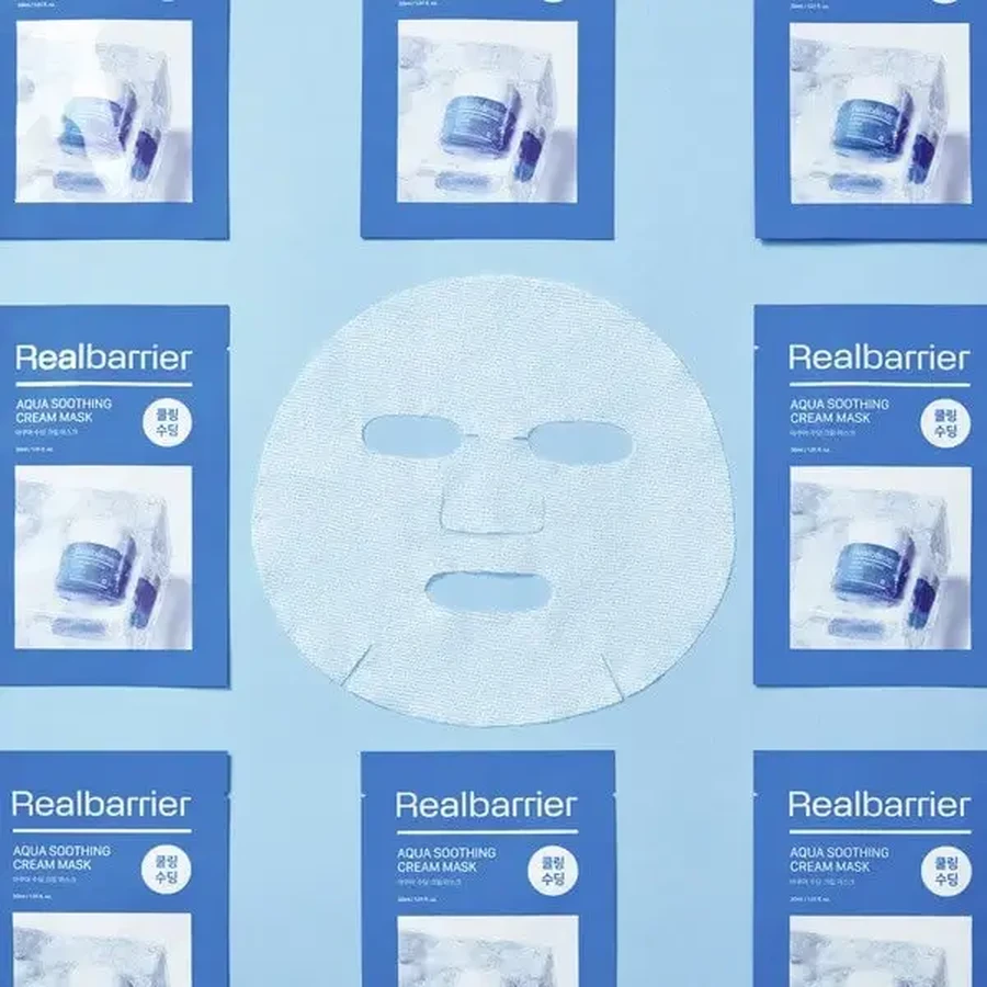 Real Barrier Aqua, успокаивающая маска для лица, 10 × 30 мл: цены и характеристики