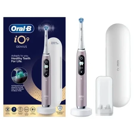Oral-B iO 9, електрична зубна щітка, Rose Quartz, 1 шт.: ціни та характеристики