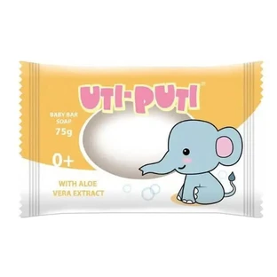 Uti-Puti, дитяче мило у брусках з екстрактом алое, 75 г