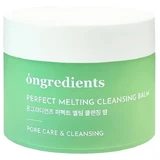 Ongredients, Perfect Melting Cleansing Balm, очищающий бальзам для снятия макияжа с лица, 100 мл