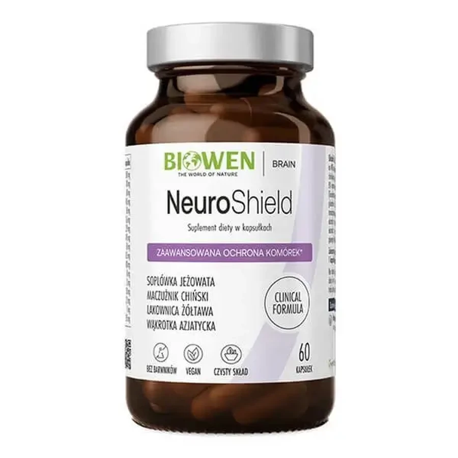 Biowen NeuroShield, капсулы, 60 шт.: цены и характеристики