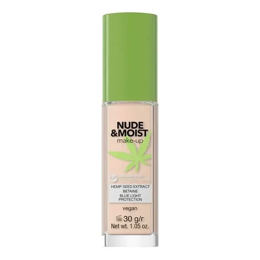 Bell HYPOAllergenic Nude&amp;Moist Make-Up, увлажняющий и питательный тональный крем 02, 30 г: цены и характеристики