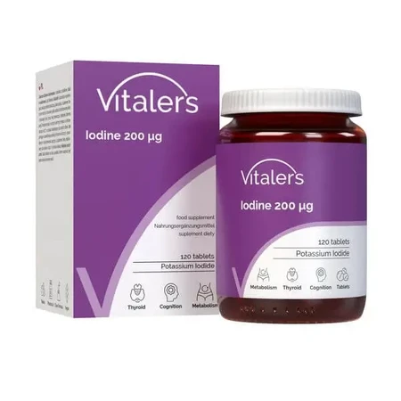 Vitalers Йод 200 мкг, таблетки, 120 шт.: ціни та характеристики