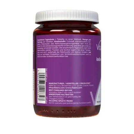 Vitalers Йод 200 мкг, таблетки, 120 шт.: ціни та характеристики