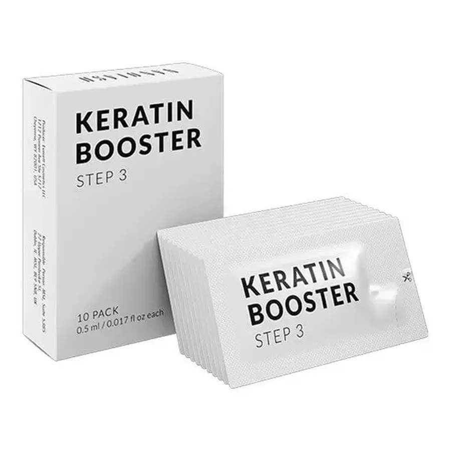 Nanolash Keratin Booster – Этап 3, кератиновый кондиционер для лифтинга и ламинирования ресниц, 0,5 мл × 10: цены и характеристики