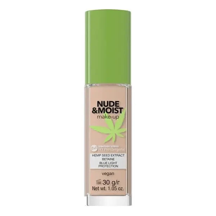 Bell HYPOAllergenic Nude&amp;Moist Make-Up, увлажняюще-питательный тональный крем 04, 30 г: цены и характеристики