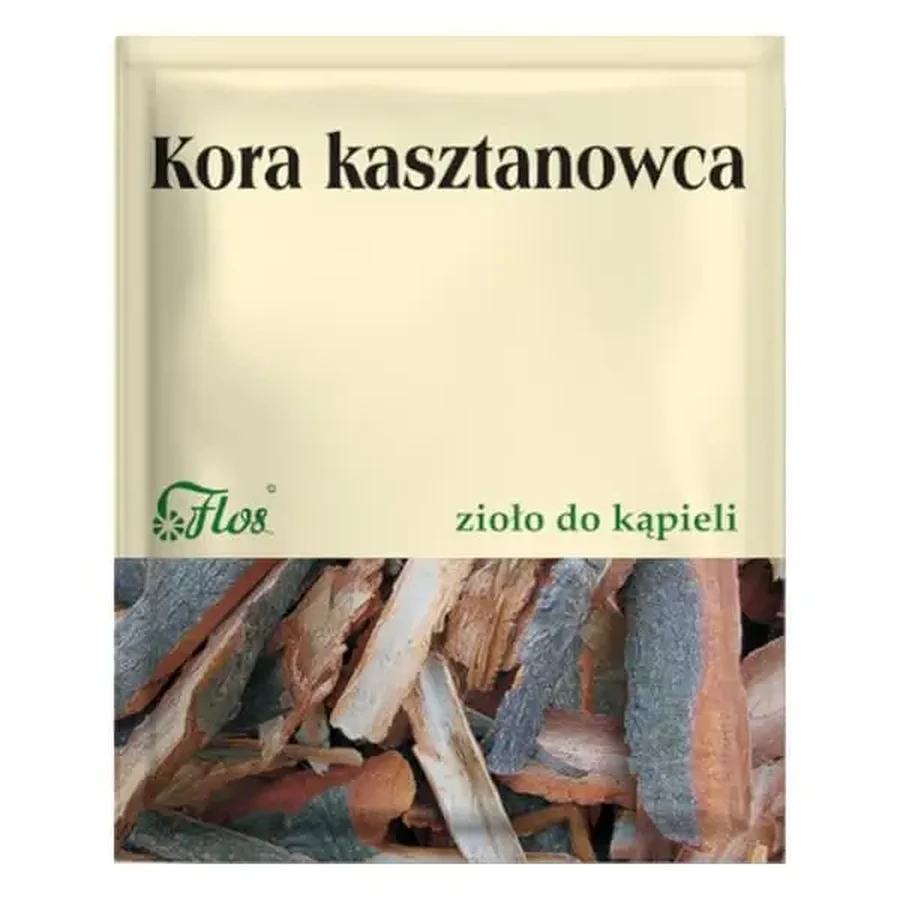 Flos, трави для ванни, кора каштана, 50 г: ціни та характеристики
