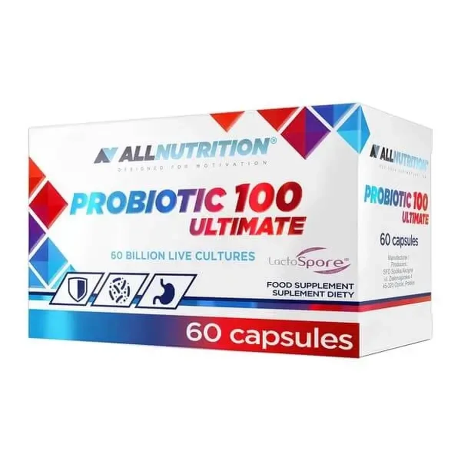 Набор из 2 упаковок Allnutrition Probiotic 100 Ultimate, капсулы, 60 шт.: цены и характеристики