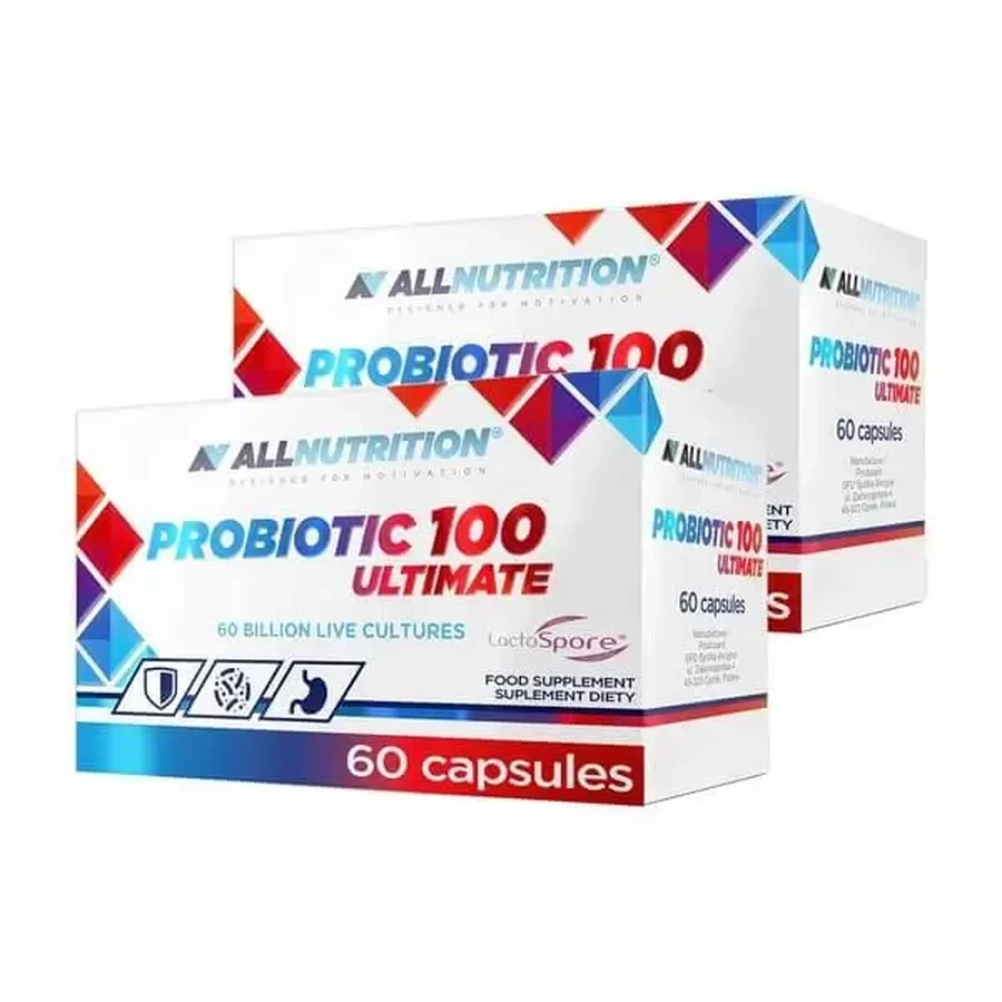 Набор из 2 упаковок Allnutrition Probiotic 100 Ultimate, капсулы, 60 шт.: цены и характеристики