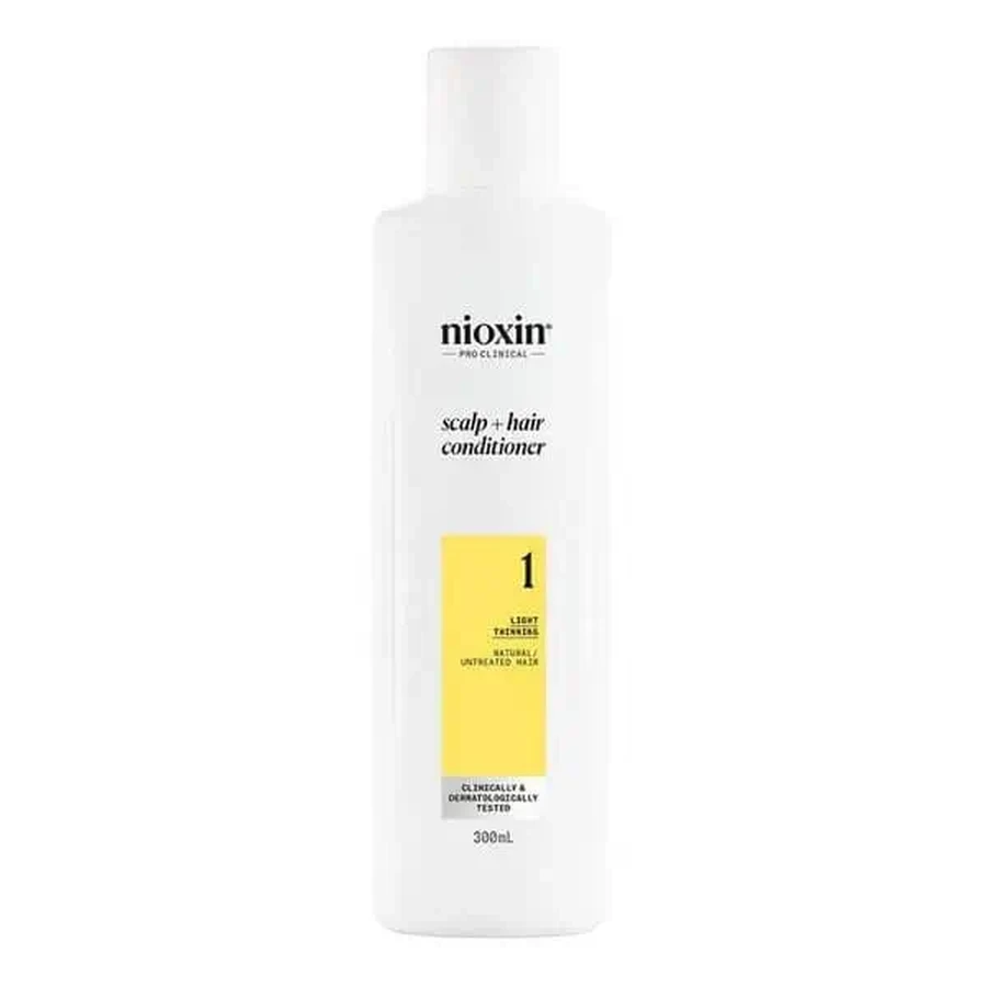 Nioxin System 1 Scalp + Hair Conditioner, кондиционер для укрепления натуральных, слегка истонченных волос, 300 мл: цены и характеристики