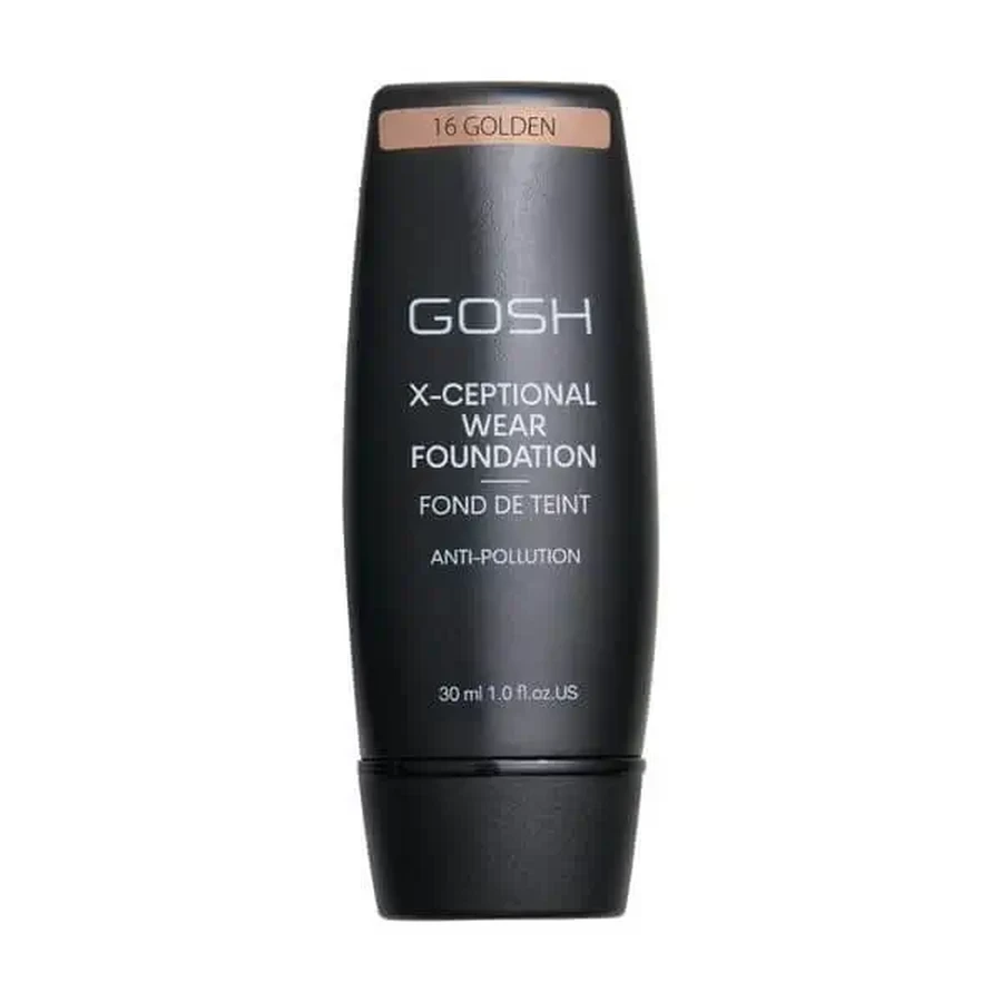 Gosh X-Ceptional Wear, стойкий тональный крем, оттенок 16 Golden, 35 мл: цены и характеристики