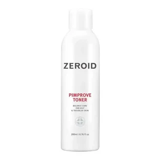 Zeroid Pimprove Toner, тоник для жирной, комбинированной и склонной к акне кожи, 200 мл