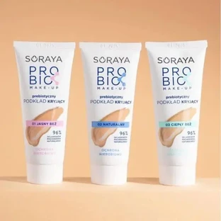 Soraya Probio Make-Up, пребиотический тональный крем с естественным покрытием 02, 30 мл
