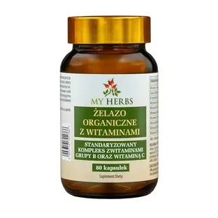 My Herbs Органическое железо с витаминами, капсулы, 80 шт.
