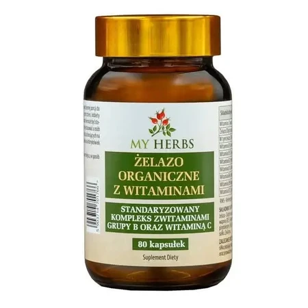 My Herbs Органическое железо с витаминами, капсулы, 80 шт.: цены и характеристики