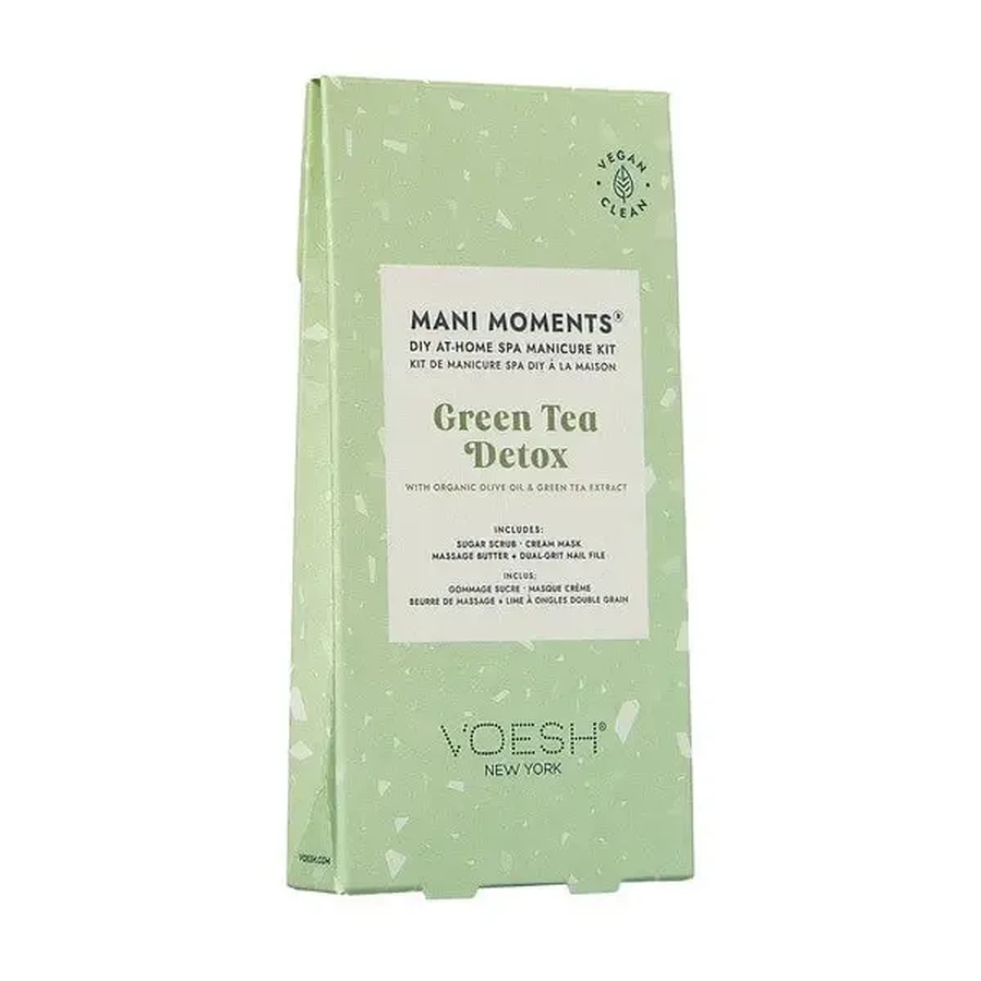 Voesh, Mani Moments, набор для маникюра, Green Tea Detox, 4 шт.: цены и характеристики