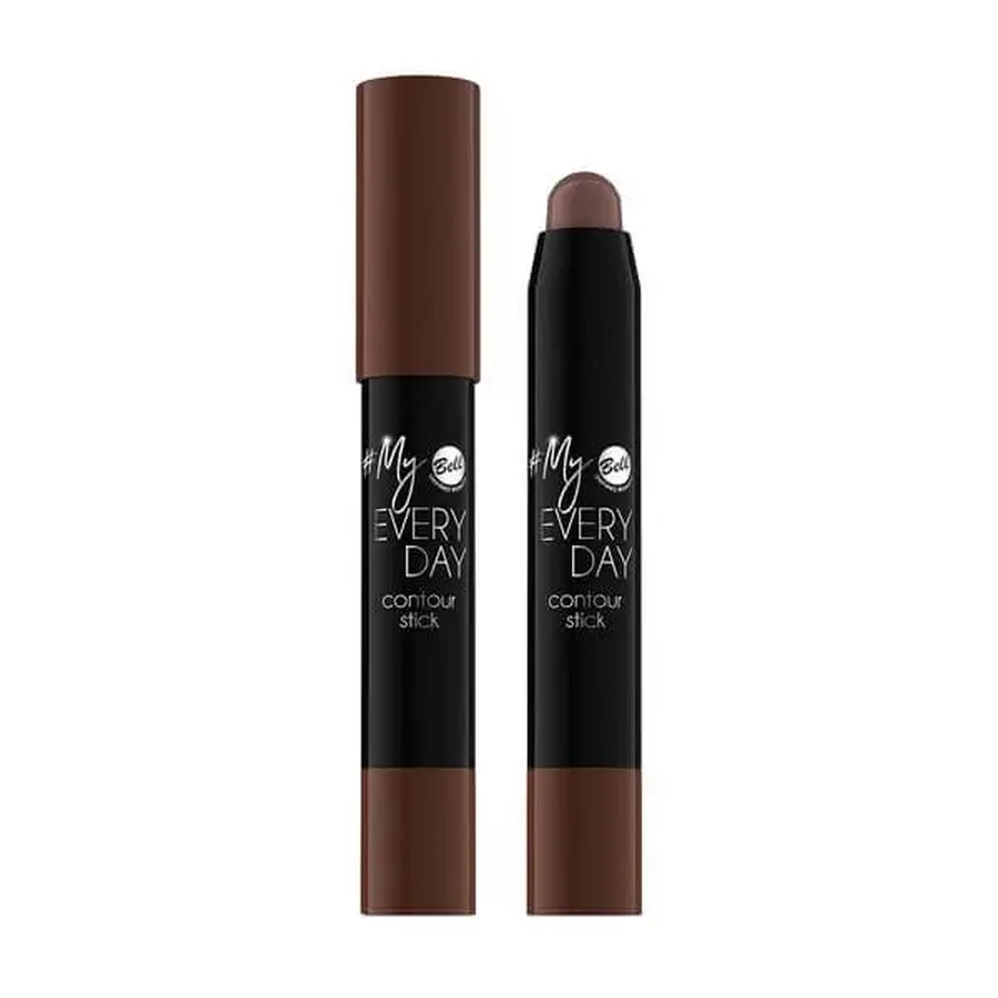Bell My Everyday Contour, багатофункціональний бронзуючий стік, Stick 02, 4 г: ціни та характеристики