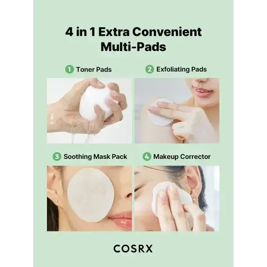 Cosrx One Step Green Calming Pad, тонизирующие салфетки для лица, 70 шт.: цены и характеристики