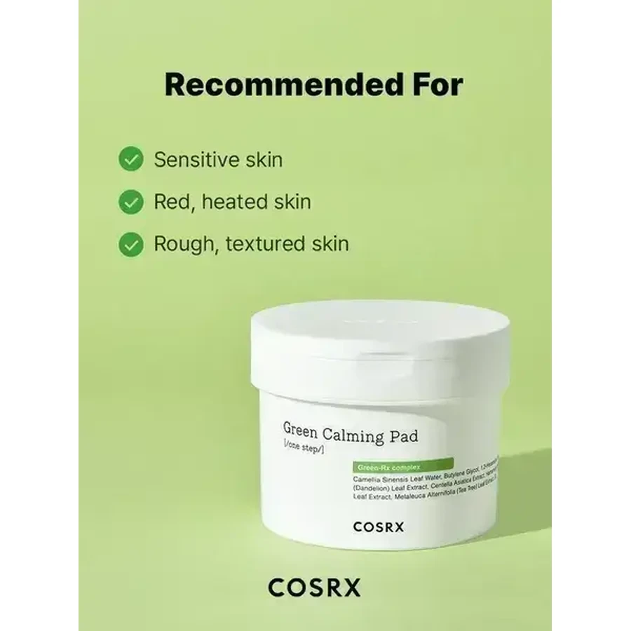 Cosrx One Step Green Calming Pad, тонизирующие салфетки для лица, 70 шт.: цены и характеристики