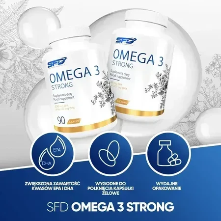 Набор из 2 упаковок SFD Omega 3 Strong, капсулы, 90 шт.: цены и характеристики