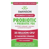 Swanson Women’s Daily Probiotic+Prebiotic FOS, капсулы, 60 шт.