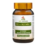 Bio Herbs D3+K2 MK7, капсулы, 80 шт.: цены и характеристики
