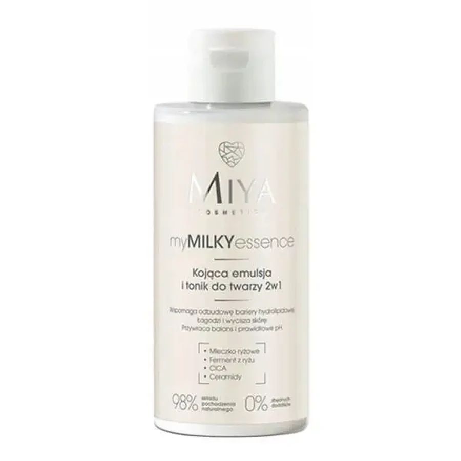 Miya Cosmetics myMILKYessence, успокаивающая эмульсия и тоник для лица «2 в 1», 150 мл: цены и характеристики