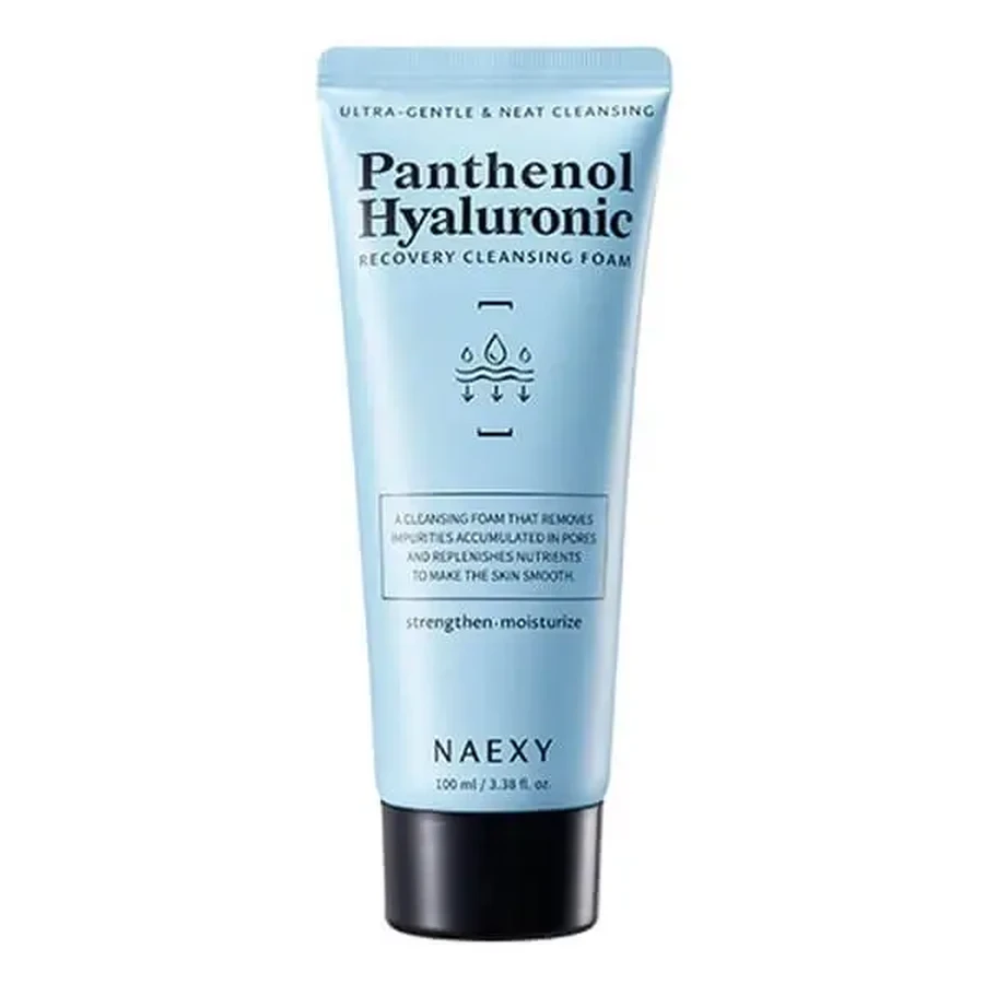Naexy Panthenol Hyaluronic, ніжна пінка для вмивання, 100 мл: ціни та характеристики