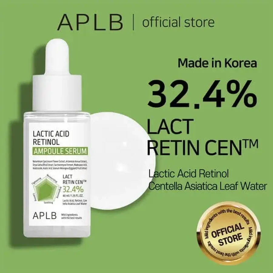 APLB Lactic Acid Retinol Ampoule, розгладжуюча сироватка з молочною кислотою та ретинолом, 40 мл: ціни та характеристики