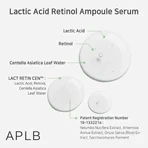 APLB Lactic Acid Retinol Ampoule, розгладжуюча сироватка з молочною кислотою та ретинолом, 40 мл: ціни та характеристики