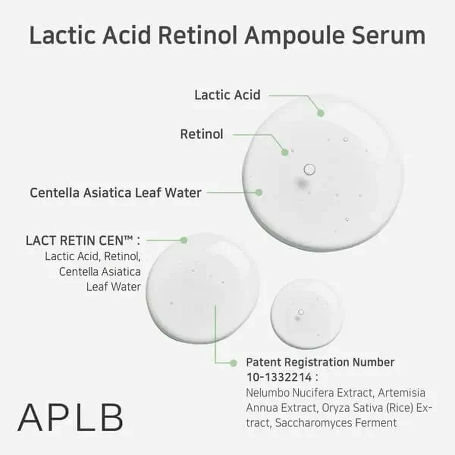 APLB Lactic Acid Retinol Ampoule, розгладжуюча сироватка з молочною кислотою та ретинолом, 40 мл: ціни та характеристики